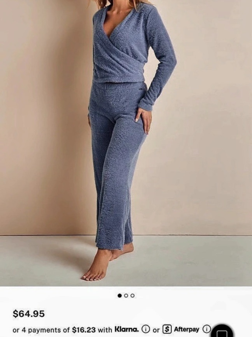 Victoria's Secret Adore Me Katya Lounge Set Blue Large